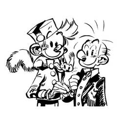Dibujo para colorear: Spirou y Fantasio (Dibujos Animados y Series Animadas) #182519 - Dibujos para Colorear e Imprimir Gratis