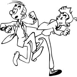 Dibujo para colorear: Spirou y Fantasio (Dibujos Animados y Series Animadas) #182521 - Dibujos para Colorear e Imprimir Gratis