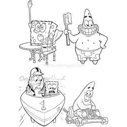 Dibujo para colorear: SpongeBob SquarePants (Dibujos Animados y Series Animadas) #195092 - Dibujos para Colorear e Imprimir Gratis