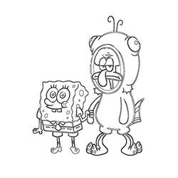 Dibujo para colorear: SpongeBob SquarePants (Dibujos Animados y Series Animadas) #195098 - Dibujos para Colorear e Imprimir Gratis