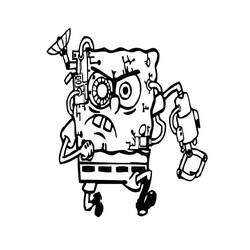 Dibujo para colorear: SpongeBob SquarePants (Dibujos Animados y Series Animadas) #195100 - Dibujos para Colorear e Imprimir Gratis