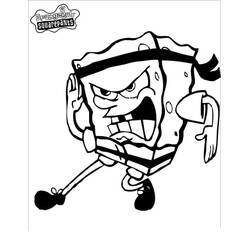 Dibujo para colorear: SpongeBob SquarePants (Dibujos Animados y Series Animadas) #195101 - Dibujos para Colorear e Imprimir Gratis