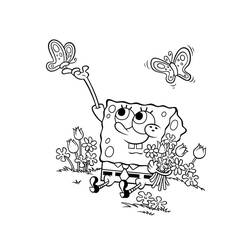 Dibujo para colorear: SpongeBob SquarePants (Dibujos Animados y Series Animadas) #195116 - Dibujos para Colorear e Imprimir Gratis