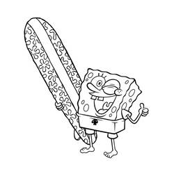 Dibujo para colorear: SpongeBob SquarePants (Dibujos Animados y Series Animadas) #195118 - Dibujos para Colorear e Imprimir Gratis