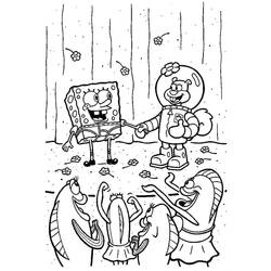 Dibujo para colorear: SpongeBob SquarePants (Dibujos Animados y Series Animadas) #195119 - Dibujos para Colorear e Imprimir Gratis