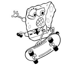 Dibujo para colorear: SpongeBob SquarePants (Dibujos Animados y Series Animadas) #195123 - Dibujos para Colorear e Imprimir Gratis