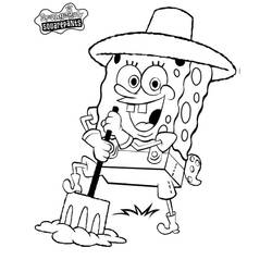 Dibujo para colorear: SpongeBob SquarePants (Dibujos Animados y Series Animadas) #195129 - Dibujos para Colorear e Imprimir Gratis