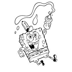 Dibujo para colorear: SpongeBob SquarePants (Dibujos Animados y Series Animadas) #195139 - Dibujos para Colorear e Imprimir Gratis
