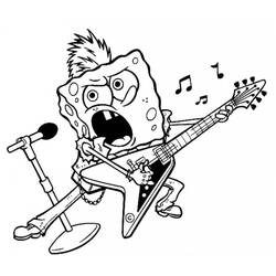 Dibujo para colorear: SpongeBob SquarePants (Dibujos Animados y Series Animadas) #195142 - Dibujos para Colorear e Imprimir Gratis