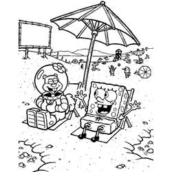 Dibujo para colorear: SpongeBob SquarePants (Dibujos Animados y Series Animadas) #195156 - Dibujos para Colorear e Imprimir Gratis