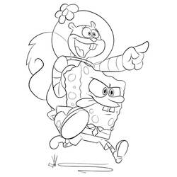 Dibujo para colorear: SpongeBob SquarePants (Dibujos Animados y Series Animadas) #195176 - Dibujos para Colorear e Imprimir Gratis