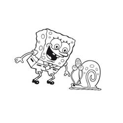 Dibujo para colorear: SquareBob SquarePants (Dibujos Animados y Series Animadas) #33377 - Dibujos para Colorear e Imprimir Gratis