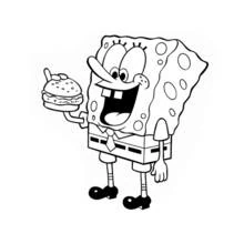 Dibujos para colorear: SquareBob SquarePants - Dibujos para Colorear e Imprimir Gratis
