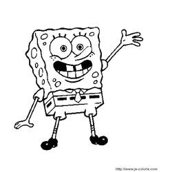 Dibujo para colorear: SquareBob SquarePants (Dibujos Animados y Series Animadas) #33407 - Dibujos para Colorear e Imprimir Gratis