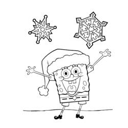 Dibujo para colorear: SquareBob SquarePants (Dibujos Animados y Series Animadas) #33412 - Dibujos para Colorear e Imprimir Gratis