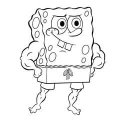 Dibujo para colorear: SquareBob SquarePants (Dibujos Animados y Series Animadas) #33482 - Dibujos para Colorear e Imprimir Gratis
