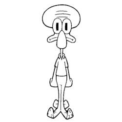 Dibujo para colorear: SquareBob SquarePants (Dibujos Animados y Series Animadas) #33504 - Dibujos para Colorear e Imprimir Gratis