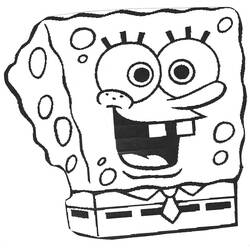 Dibujo para colorear: SquareBob SquarePants (Dibujos Animados y Series Animadas) #33510 - Dibujos para Colorear e Imprimir Gratis