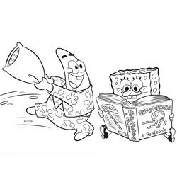 Dibujo para colorear: SquareBob SquarePants (Dibujos Animados y Series Animadas) #33511 - Dibujos para Colorear e Imprimir Gratis