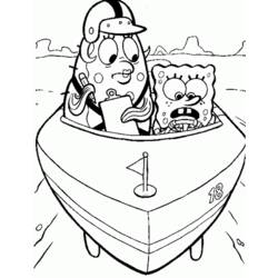 Dibujo para colorear: SquareBob SquarePants (Dibujos Animados y Series Animadas) #33529 - Dibujos para Colorear e Imprimir Gratis