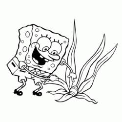 Dibujo para colorear: SquareBob SquarePants (Dibujos Animados y Series Animadas) #33530 - Dibujos para Colorear e Imprimir Gratis