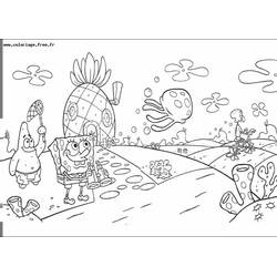 Dibujo para colorear: SquareBob SquarePants (Dibujos Animados y Series Animadas) #33548 - Dibujos para Colorear e Imprimir Gratis