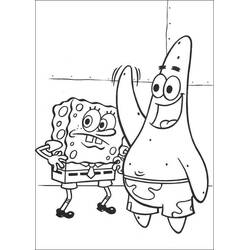 Dibujo SquareBob SquarePants (Dibujos Animados y Series Animadas) #33587 para imprimir y colorear