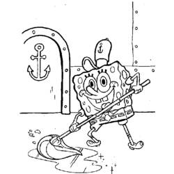Dibujo SquareBob SquarePants (Dibujos Animados y Series Animadas) #33609 para imprimir y colorear