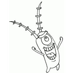 Dibujo para colorear: SquareBob SquarePants (Dibujos Animados y Series Animadas) #33613 - Dibujos para Colorear e Imprimir Gratis