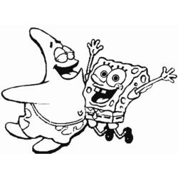 Dibujo para colorear: SquareBob SquarePants (Dibujos Animados y Series Animadas) #33641 - Dibujos para Colorear e Imprimir Gratis