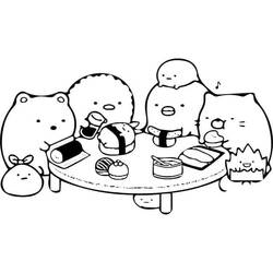 Dibujo para colorear: Sumikko Gurashi (Dibujos Animados y Series Animadas) #211477 - Dibujos para Colorear e Imprimir Gratis