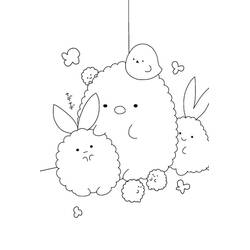 Dibujo para colorear: Sumikko Gurashi (Dibujos Animados y Series Animadas) #211478 - Dibujos para Colorear e Imprimir Gratis