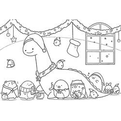 Dibujo para colorear: Sumikko Gurashi (Dibujos Animados y Series Animadas) #211482 - Dibujos para Colorear e Imprimir Gratis