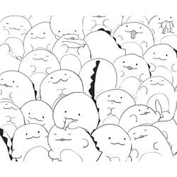 Dibujo para colorear: Sumikko Gurashi (Dibujos Animados y Series Animadas) #211483 - Dibujos para Colorear e Imprimir Gratis