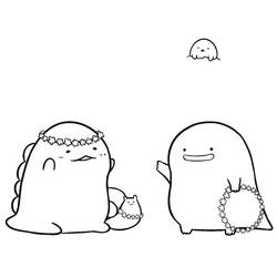 Dibujo para colorear: Sumikko Gurashi (Dibujos Animados y Series Animadas) #211485 - Dibujos para Colorear e Imprimir Gratis