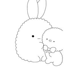 Dibujo para colorear: Sumikko Gurashi (Dibujos Animados y Series Animadas) #211491 - Dibujos para Colorear e Imprimir Gratis