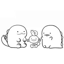 Dibujo para colorear: Sumikko Gurashi (Dibujos Animados y Series Animadas) #211497 - Dibujos para Colorear e Imprimir Gratis