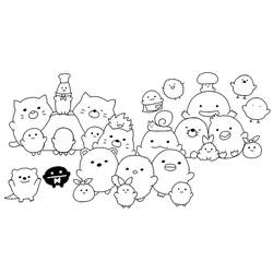 Dibujo para colorear: Sumikko Gurashi (Dibujos Animados y Series Animadas) #211508 - Dibujos para Colorear e Imprimir Gratis