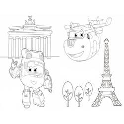 Dibujo para colorear: Super Wings (Dibujos Animados y Series Animadas) #196612 - Dibujos para Colorear e Imprimir Gratis