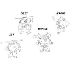 Dibujo para colorear: Super Wings (Dibujos Animados y Series Animadas) #196616 - Dibujos para Colorear e Imprimir Gratis