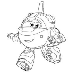 Dibujo para colorear: Super Wings (Dibujos Animados y Series Animadas) #196618 - Dibujos para Colorear e Imprimir Gratis