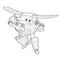 Dibujos para colorear: Super Wings - Dibujos para Colorear e Imprimir Gratis