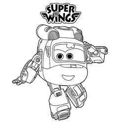 Dibujo para colorear: Super Wings (Dibujos Animados y Series Animadas) #196624 - Dibujos para Colorear e Imprimir Gratis