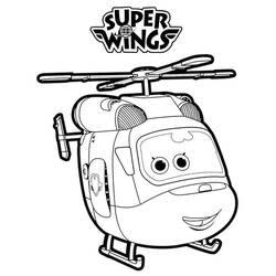 Dibujo para colorear: Super Wings (Dibujos Animados y Series Animadas) #196626 - Dibujos para Colorear e Imprimir Gratis