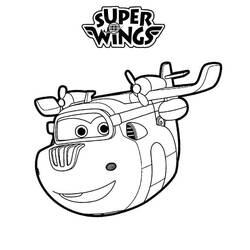 Dibujo para colorear: Super Wings (Dibujos Animados y Series Animadas) #196628 - Dibujos para Colorear e Imprimir Gratis