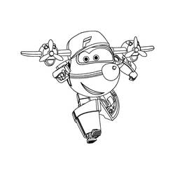 Dibujo para colorear: Super Wings (Dibujos Animados y Series Animadas) #196629 - Dibujos para Colorear e Imprimir Gratis