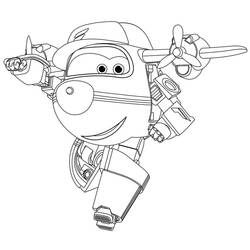 Dibujo para colorear: Super Wings (Dibujos Animados y Series Animadas) #196630 - Dibujos para Colorear e Imprimir Gratis