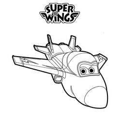 Dibujo para colorear: Super Wings (Dibujos Animados y Series Animadas) #196633 - Dibujos para Colorear e Imprimir Gratis