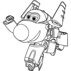 Dibujo para colorear: Super Wings (Dibujos Animados y Series Animadas) #196634 - Dibujos para Colorear e Imprimir Gratis