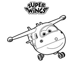 Dibujo para colorear: Super Wings (Dibujos Animados y Series Animadas) #196637 - Dibujos para Colorear e Imprimir Gratis